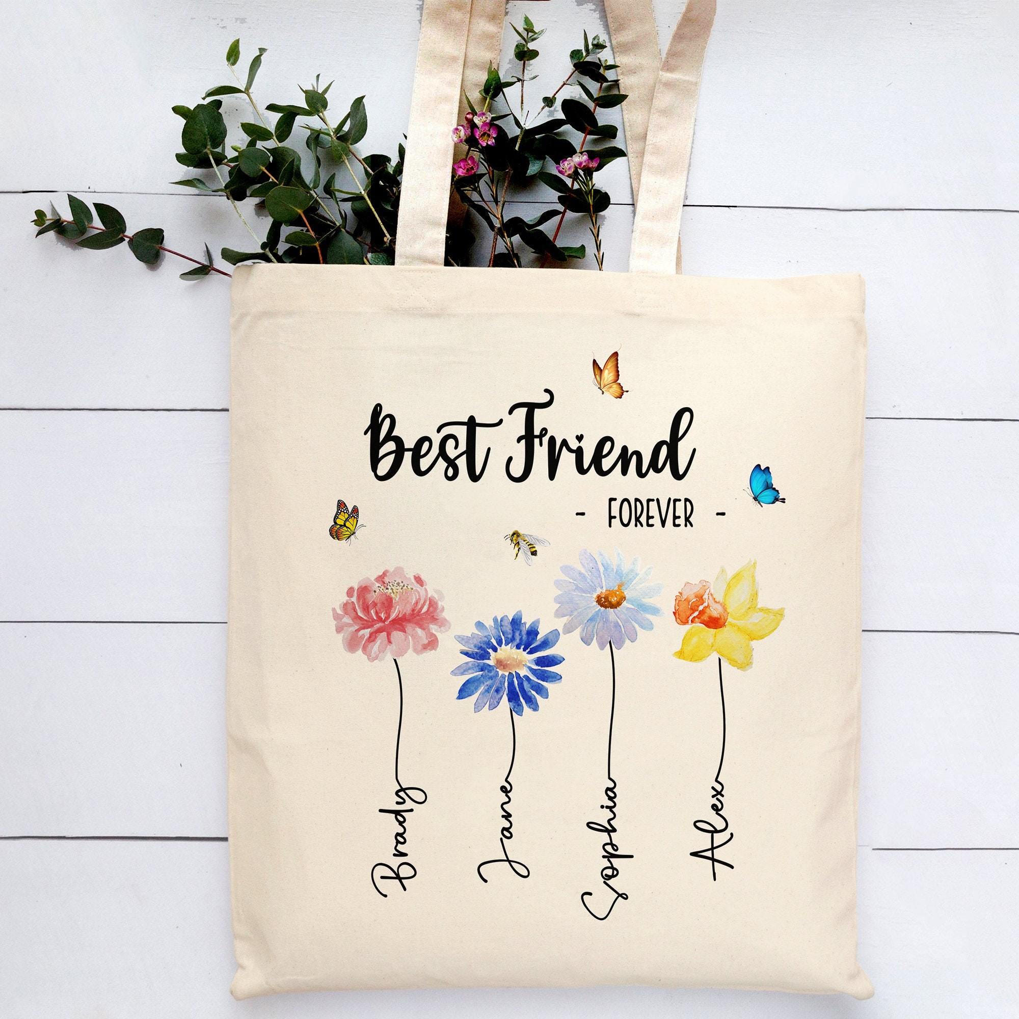 Customized Gifts, Mothers Day Gifts, Personalized Tote Bag, Grandma Gifts,Gifts for Grandma,Birthday Gifts, Gifts For Women, Canvas Tote Bag