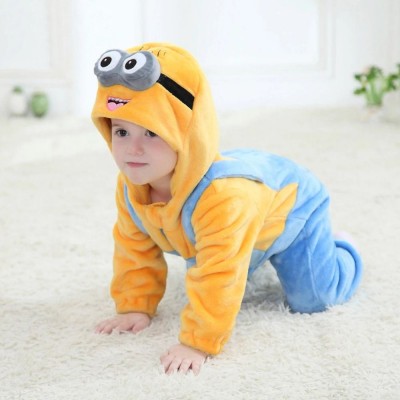 Warm and Soft Baby Costume for Halloween Minion.